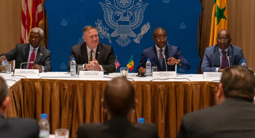 Our government hosted the U.S Secretary of State Mr. Mike Pompeo in Senegal (...)